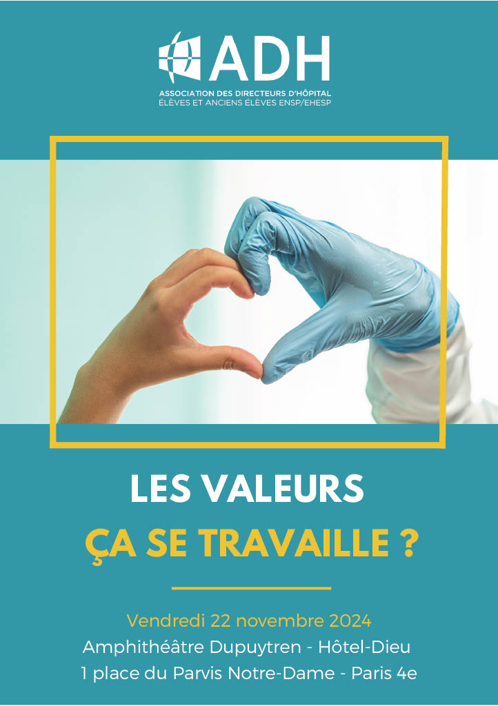 Rendez-vous le vendredi 22 novembre à l’Hôtel-Dieu, Paris 4e, pour notre Journée éthique autour du thème : « Les valeurs, ça se travaille ? »